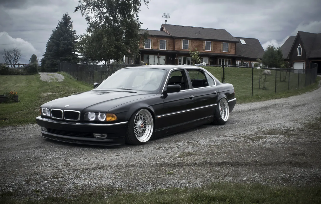 Photo wallpaper BMW, BMW, drives, classic, tuning, Boomer, bbs, e38
