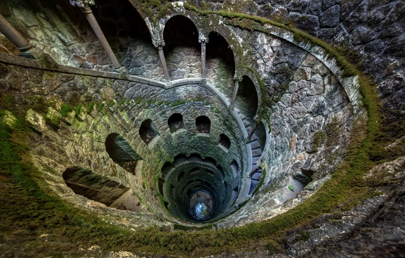 Photo wallpaper tower, ladder, architecture