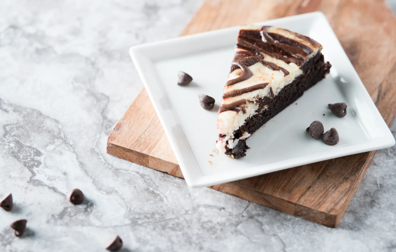 Photo wallpaper cake, dessert, chocolate, biscuit