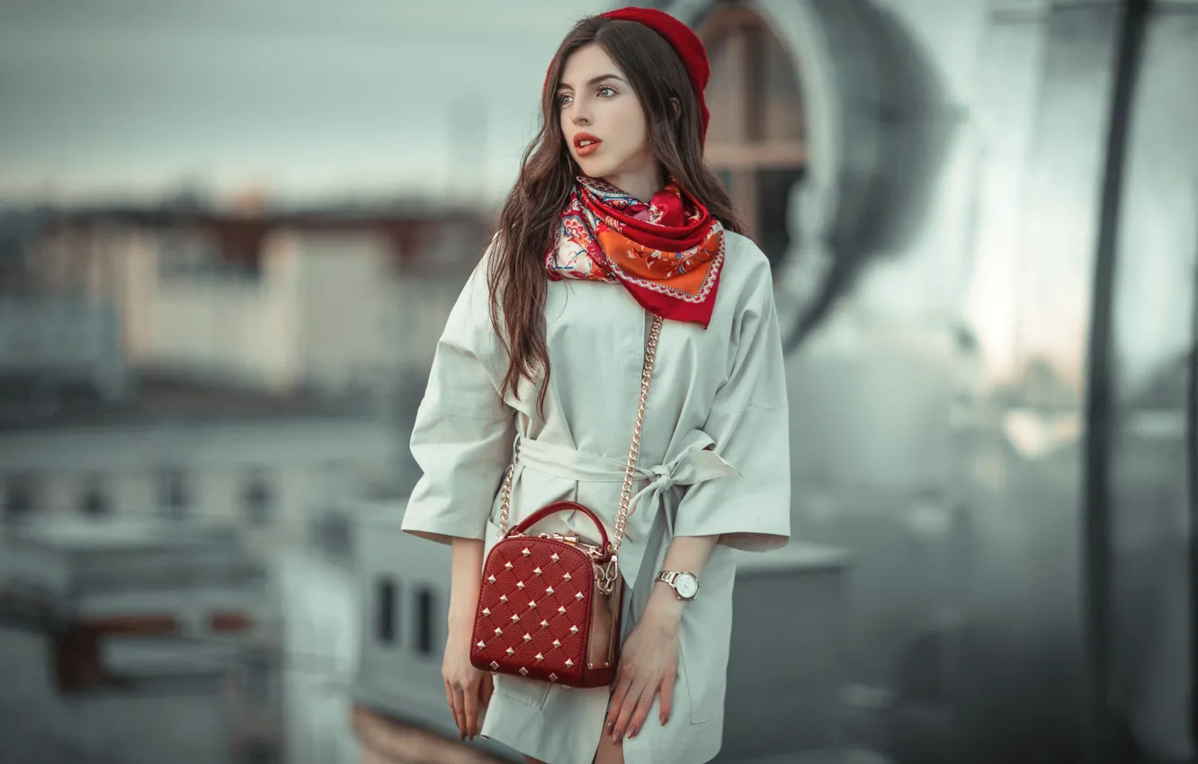 Photo wallpaper style, model, bokeh, Pavel Mylnikov, Marinochka, Sell State, Pavel Myl'nikov