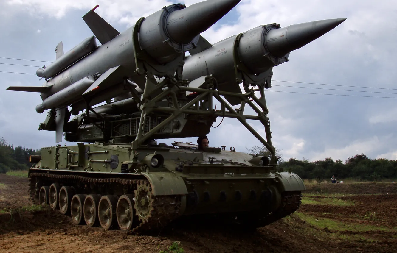 Photo wallpaper circles, rocket, SAM