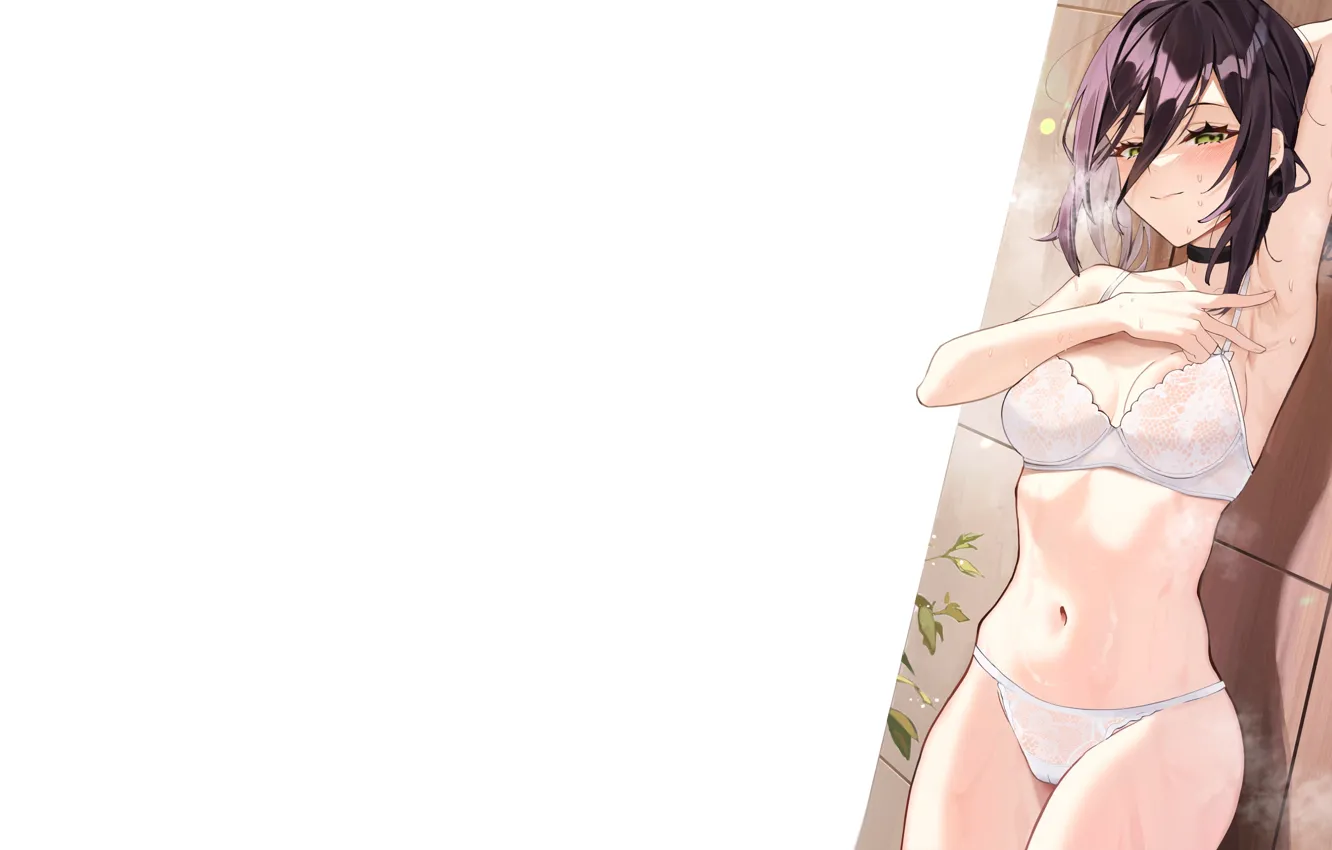 Photo wallpaper girl, hot, sexy, bra, panties, anime, babe, underwear