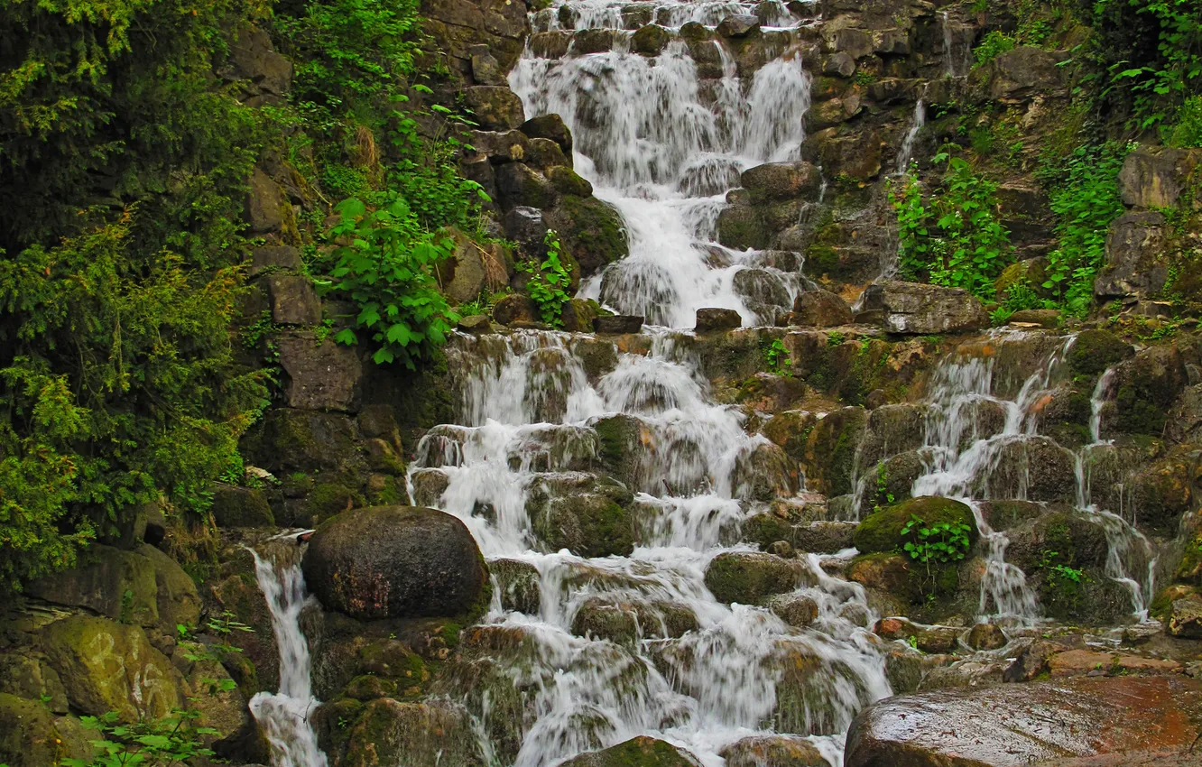 Photo wallpaper nature, Park, stones, photo, Germany, Viktoriapark
