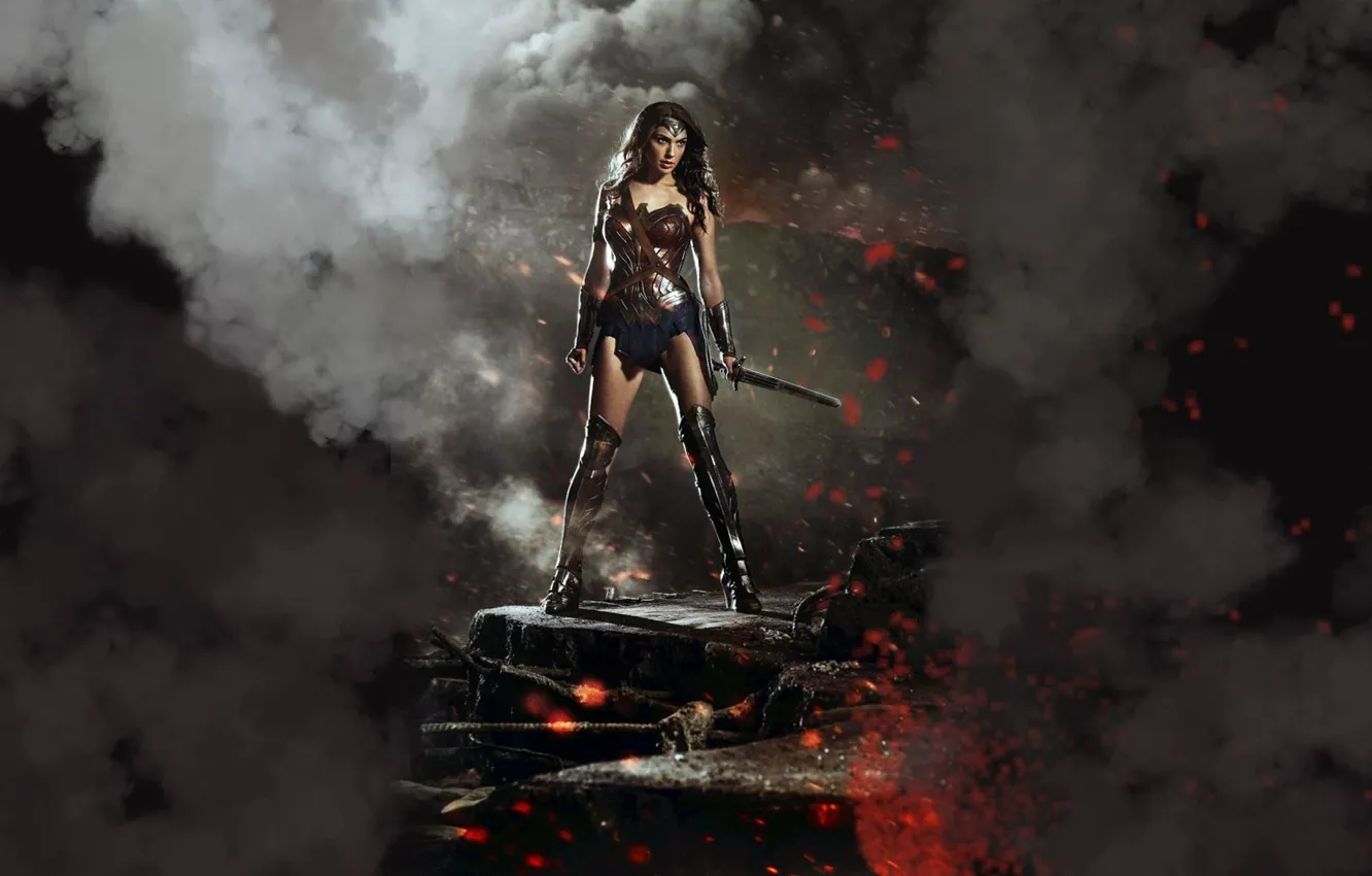Photo wallpaper Wonder Woman, DC Comics, Gal Gadot, Diana Prince, Batman v Superman: Dawn of Justice, Batman …