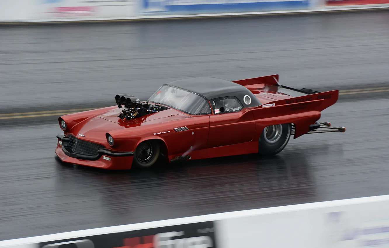 Photo wallpaper race, speed, track, car