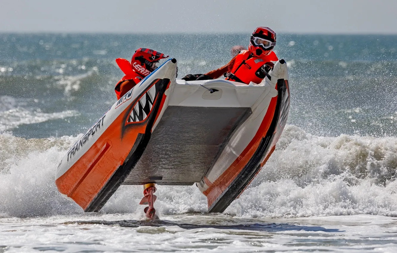 Photo wallpaper race, boat, speed