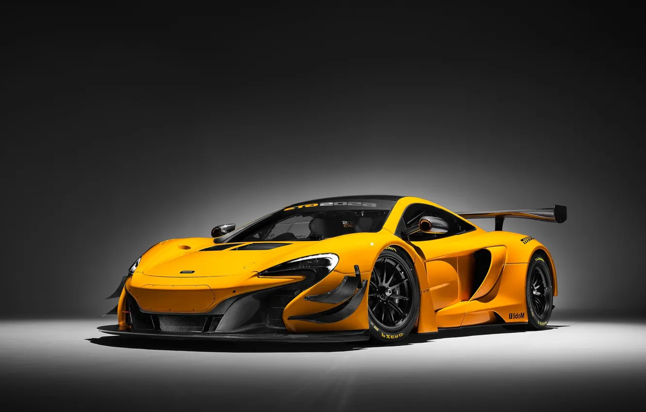Photo wallpaper car, McLaren, yellow, Pirelli, Supercar, 650S, McLaren 650S