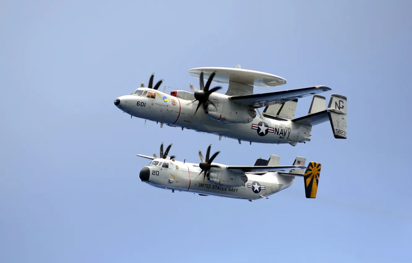 Photo wallpaper the carrier, USA, the plane, USS John C. Stennis