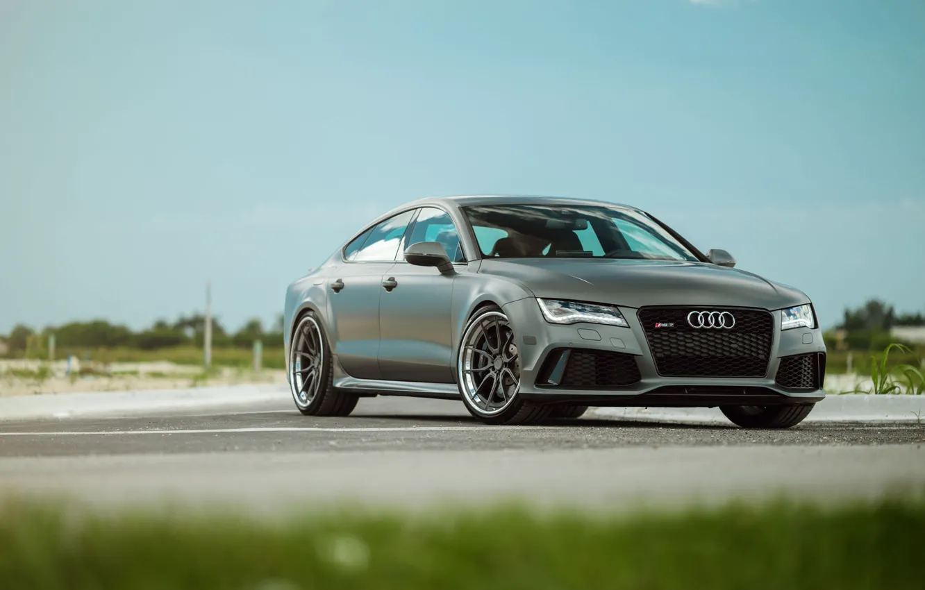 Photo wallpaper Audi, Track, RS7, Spec, ADV5.0