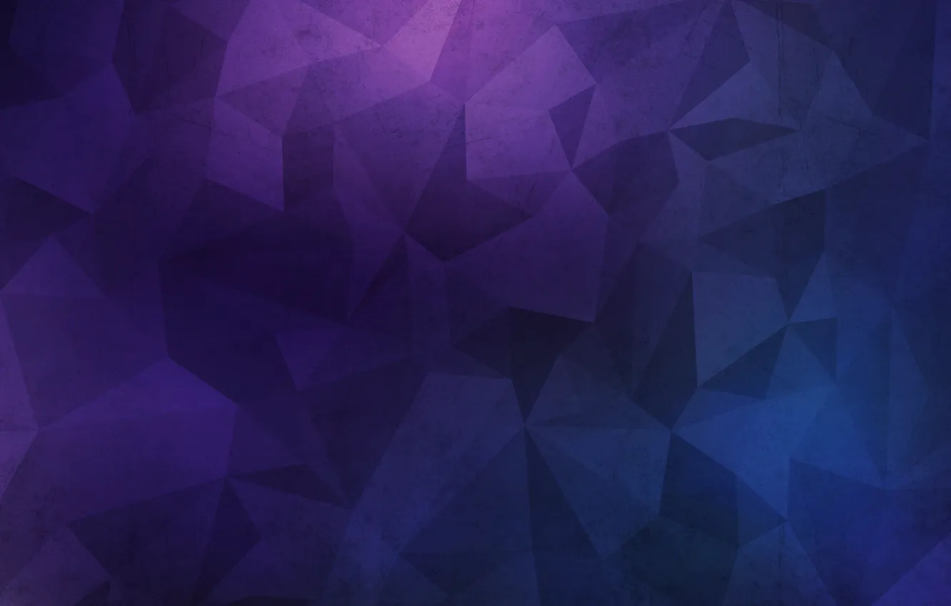 Photo wallpaper wall, texture, blue, background, grunge, violet, polygon