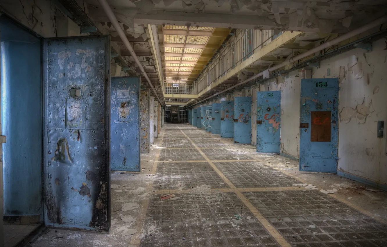 Photo wallpaper interior, camera, prison