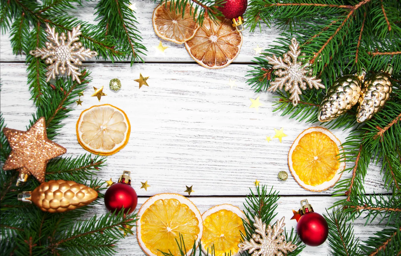 Photo wallpaper decoration, new year, Christmas, Christmas, wood, decoration, Merry, fir tree