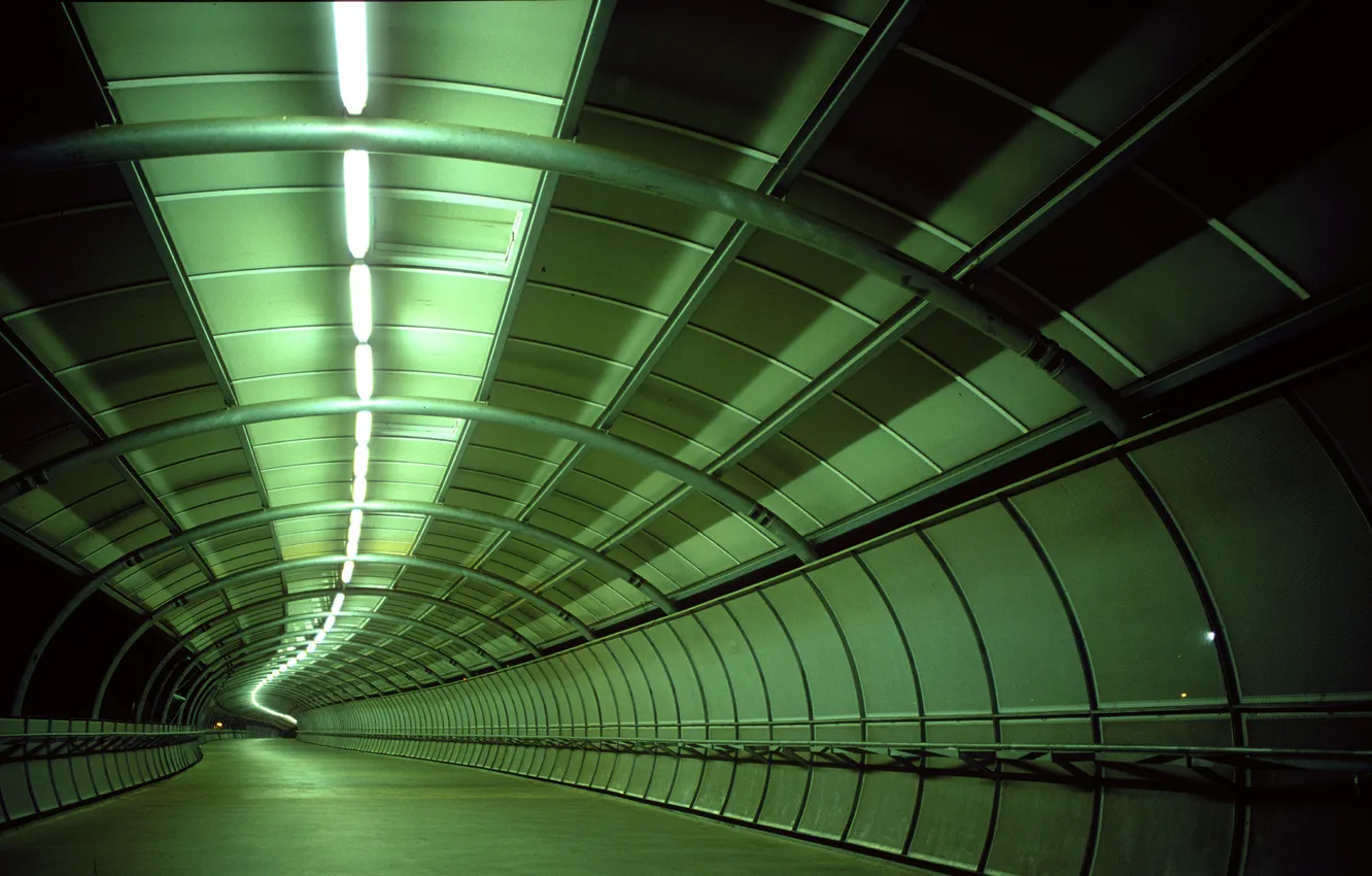 Photo wallpaper the city, lights, photo, the tunnel, picture, image