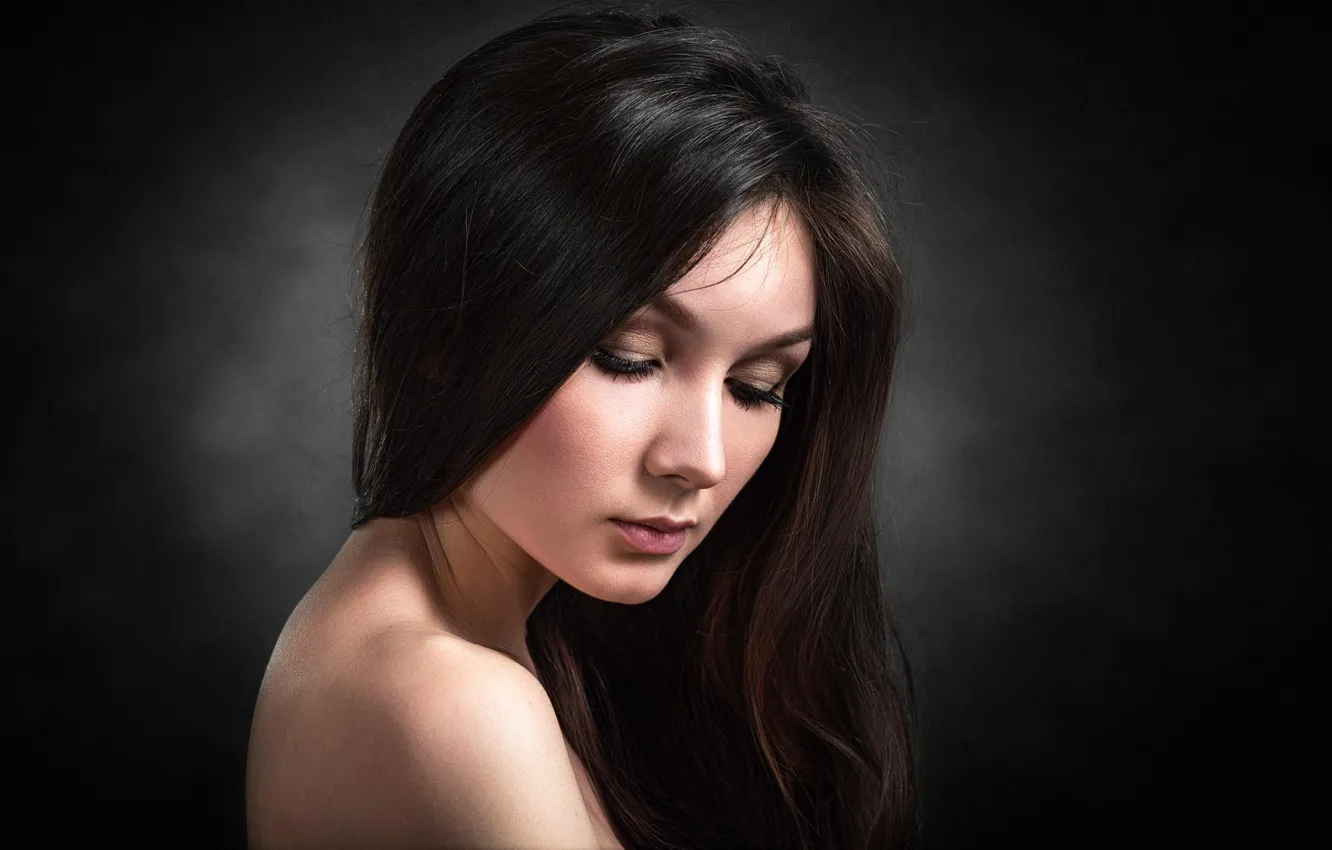 Photo wallpaper portrait, sponge, Christina, retouching