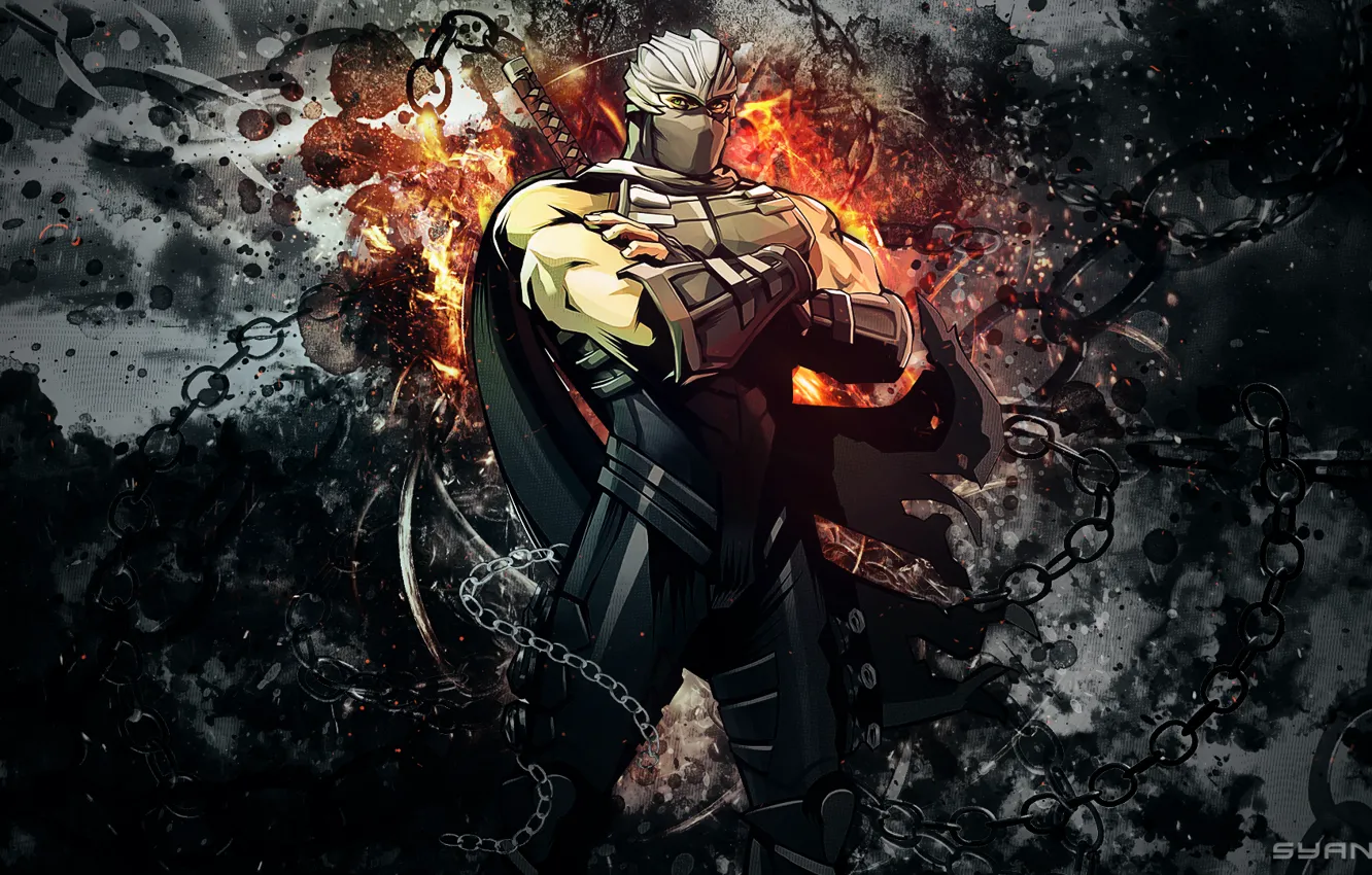 Photo wallpaper Japan, ninja, Ryu Hayabusa, Video Game, Incoming: Ninja Gaida'n Z, Tecmo Koei