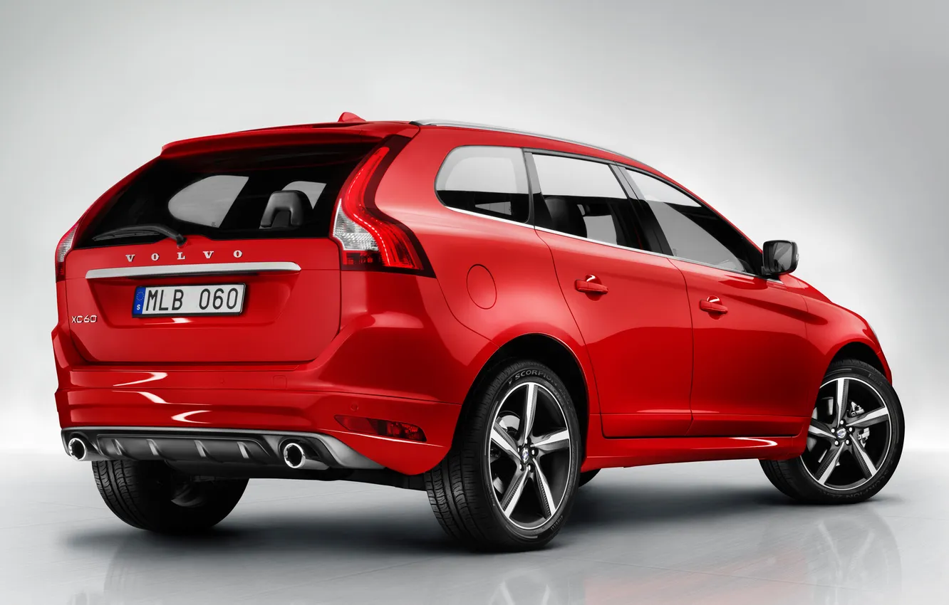 Photo wallpaper car, auto, Volvo, red, wallpapers, R-design, XC60