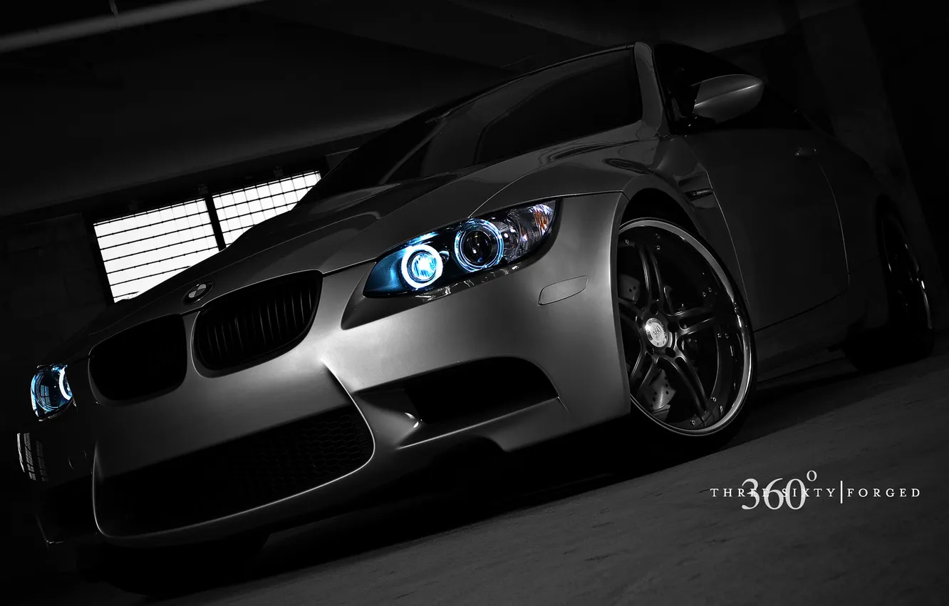Photo wallpaper eyes, lights, BMW