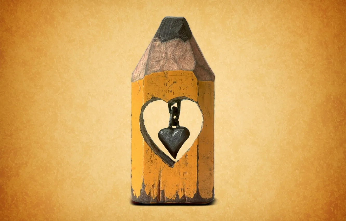 Photo wallpaper pencils, miniature, stylus