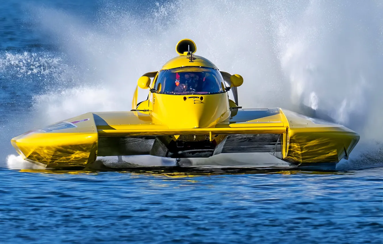 Photo wallpaper speed, boats, races