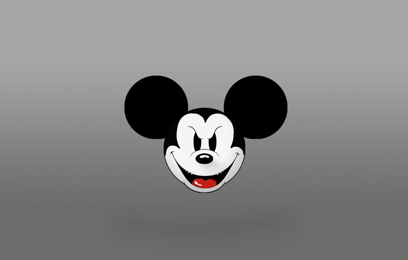 Photo wallpaper Disney, Mickey Mouse, Mickey Mouse, evil Mickey