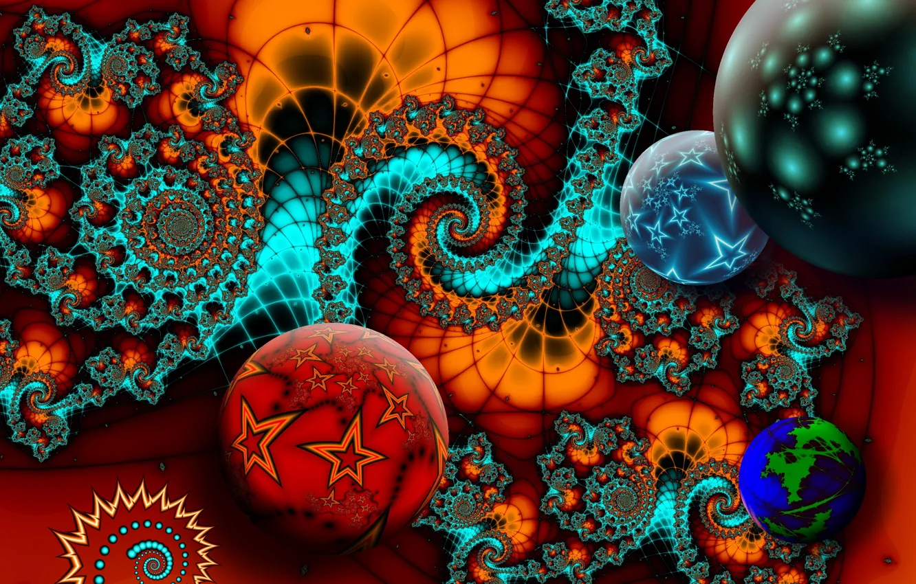 Photo wallpaper abstraction, color, form