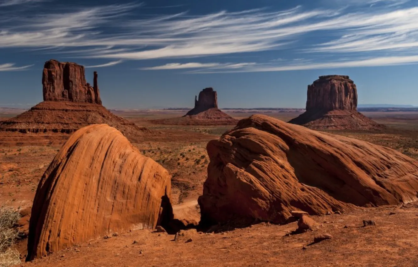 Photo wallpaper USA, Arizona, dessert, Monument Valley