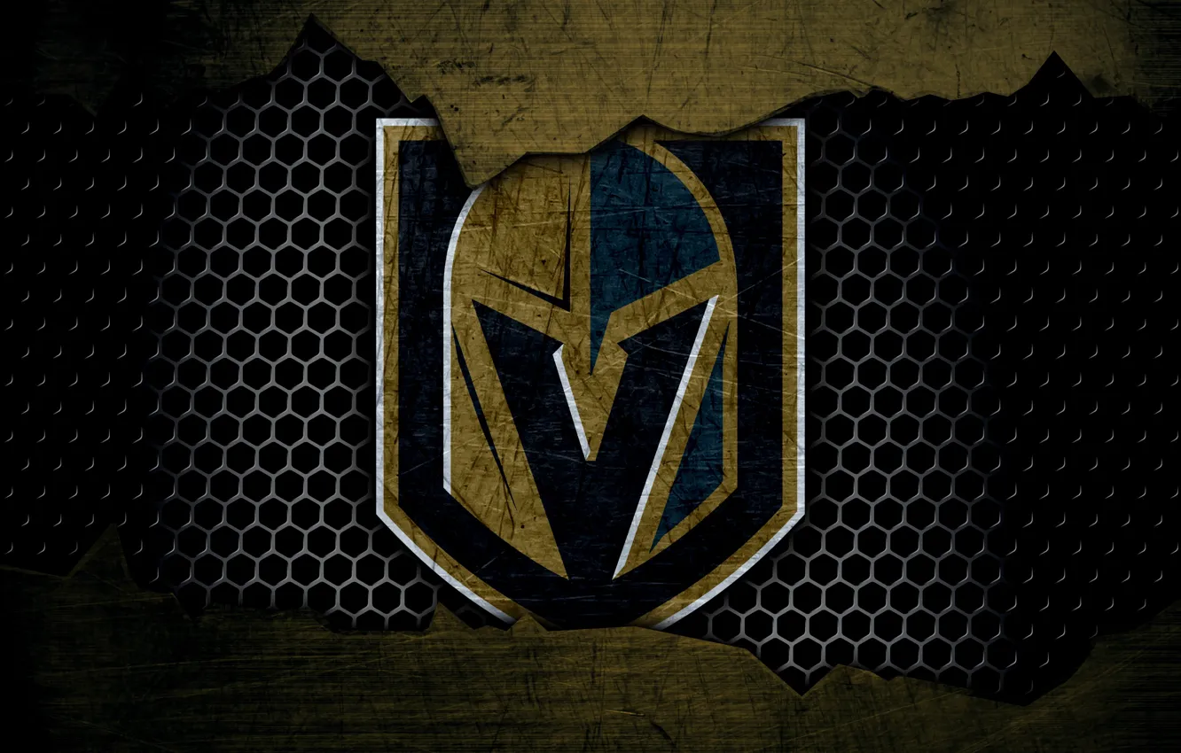 Photo wallpaper wallpaper, sport, logo, NHL, hockey, Vegas Golden Knights