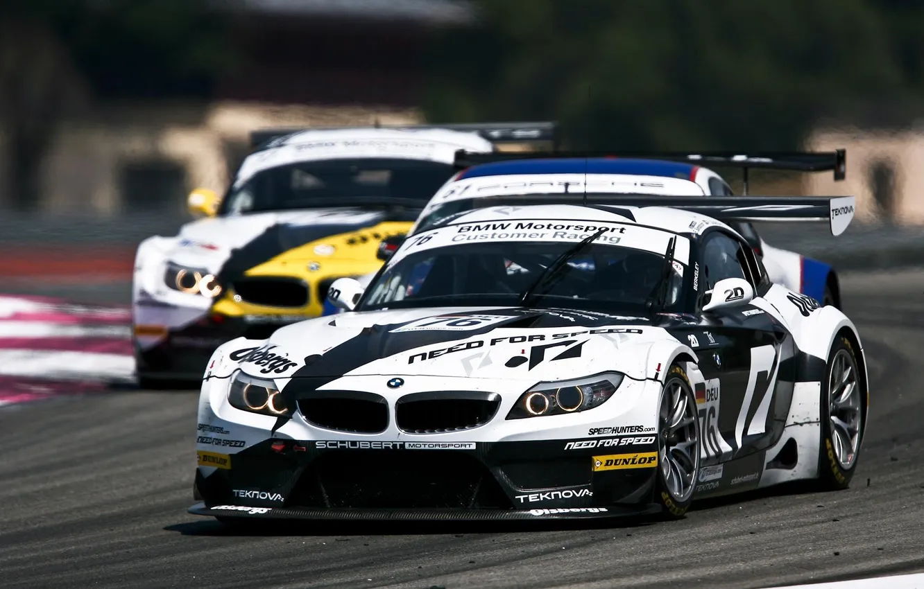 Photo wallpaper BMW, GT3, Team NFS