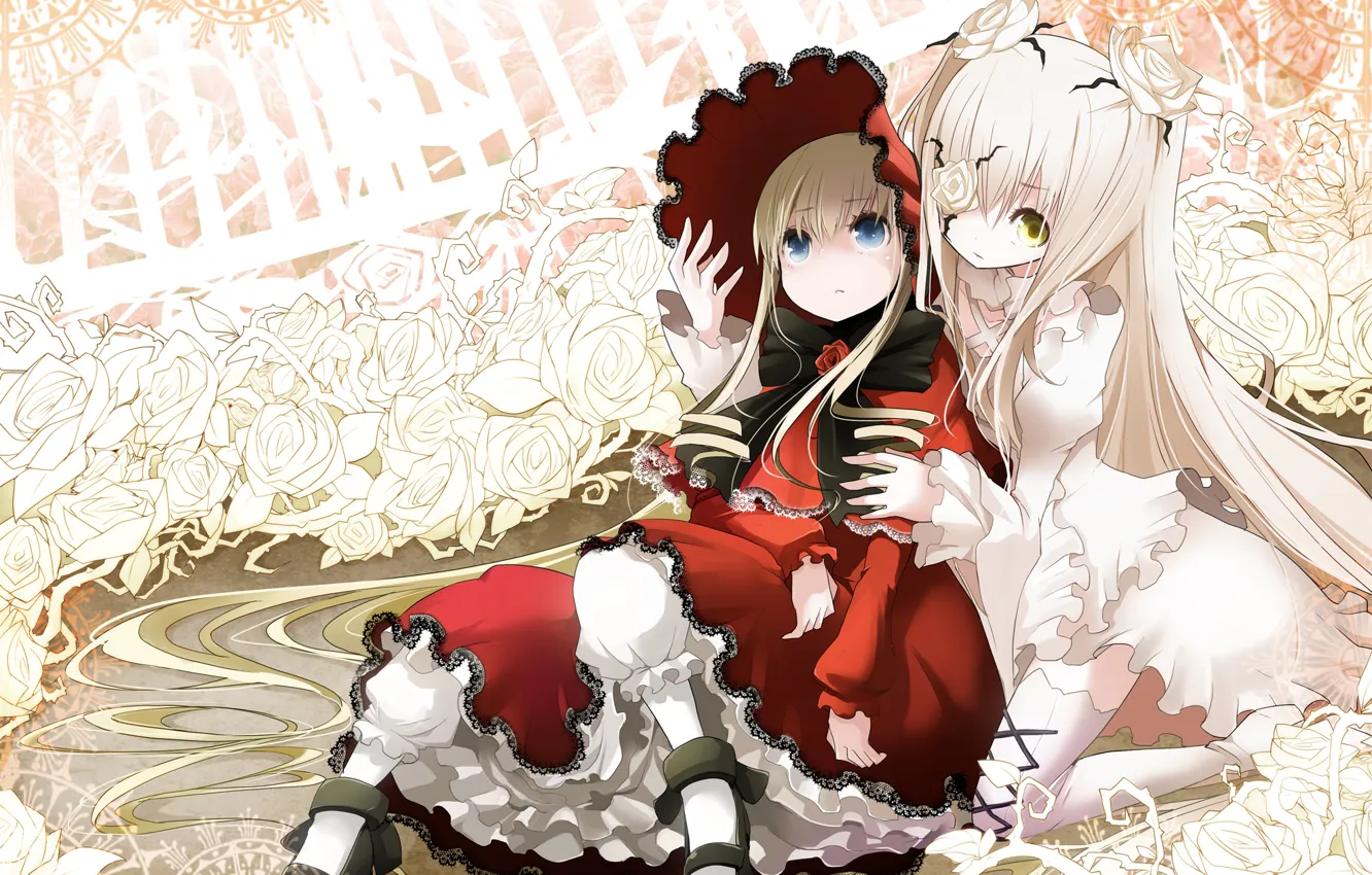 Photo wallpaper doll, rozen maiden, vintage, sisters, enemies, tavern, Virgin rose, kirkie