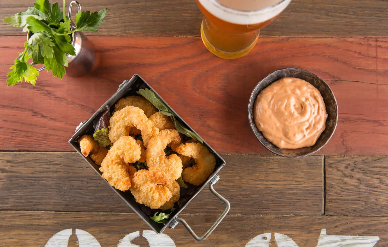Photo wallpaper sauce, shrimp, seafood, Piso