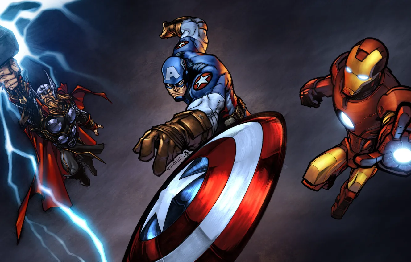 Photo wallpaper 2012, Chris Evans, iron man, Thor, captain America, the Avengers, The Avengers, Chris Hemsworth