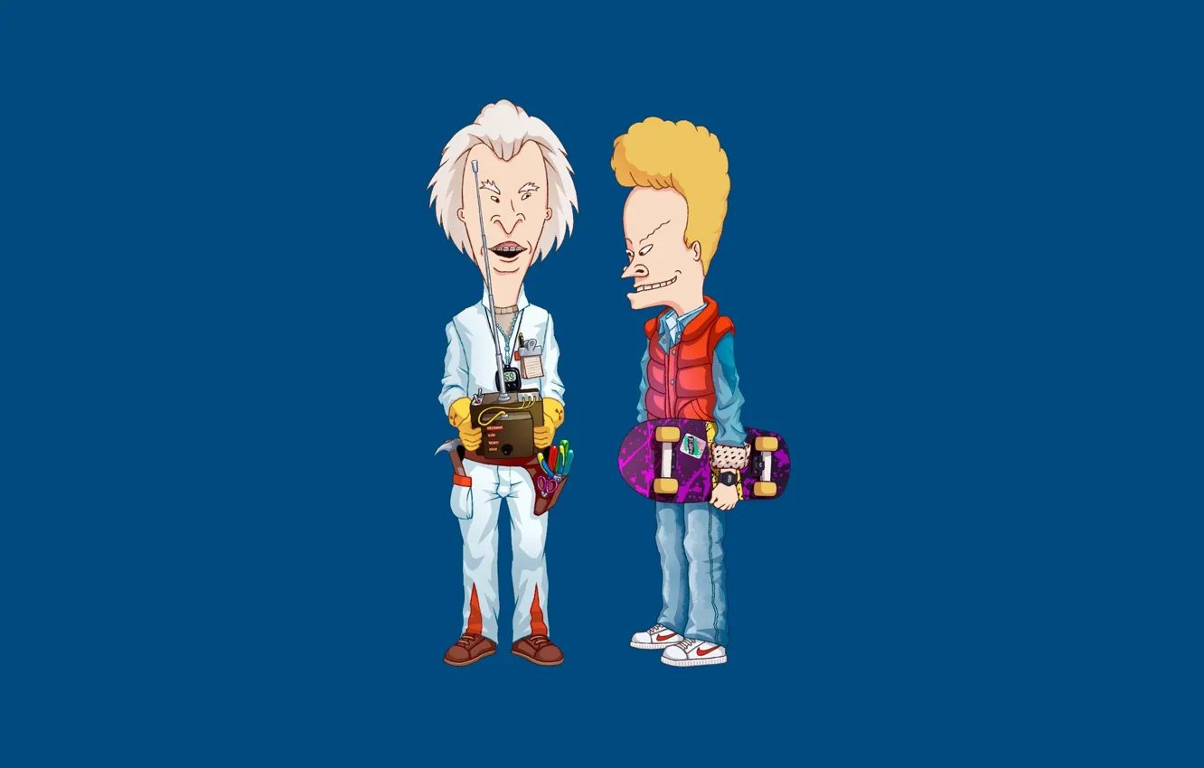 Photo wallpaper Back to the future, the trick, Metallica, EXCLUSIVE, Back to the Future, Beavis and Butthead, …