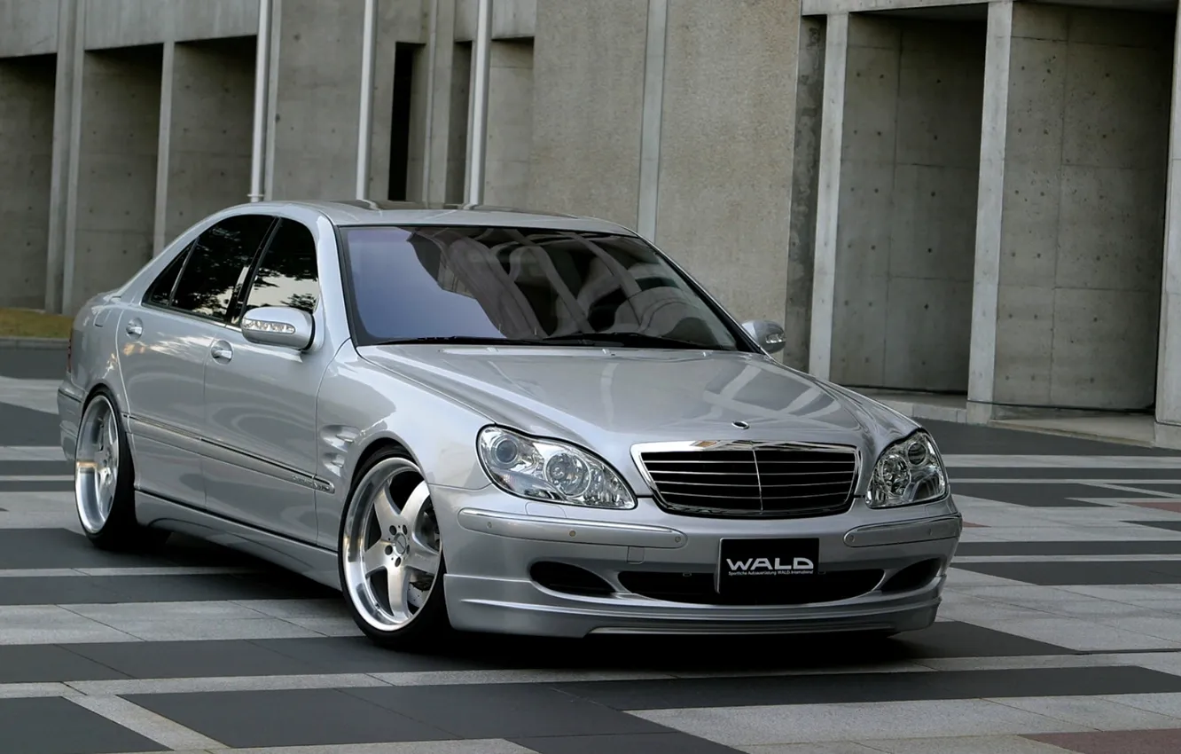 Photo wallpaper Mercedes, Benz, WALD
