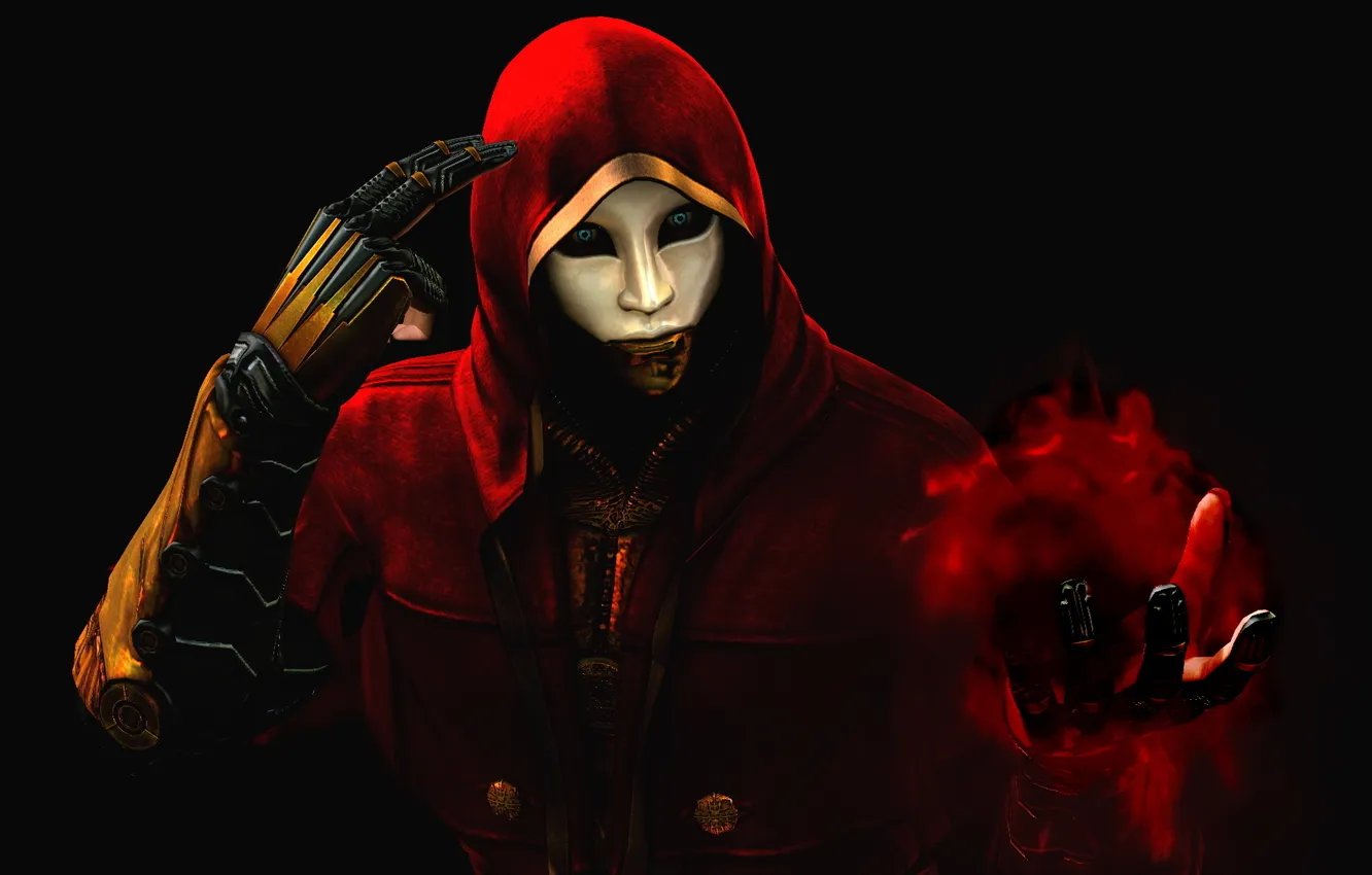 Photo wallpaper magic, The game, mask, art, ninja, Ninja Gaiden 3