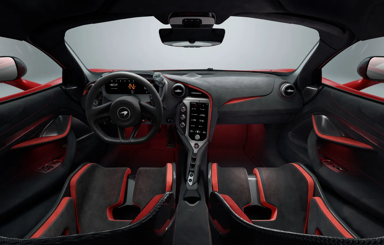 Photo wallpaper McLaren, supercar, Coupe, sports coupe, 2023, McLaren 750S, 750S, McLaren 750S Coupe