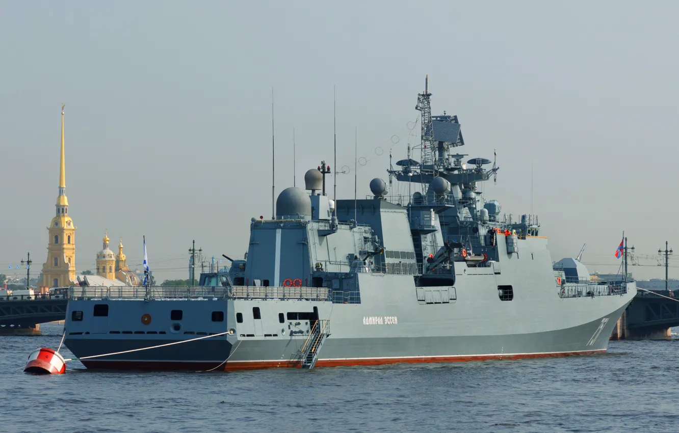 Photo wallpaper frigate, Neva, Admiral Essen