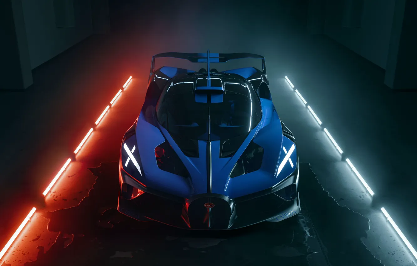 Photo wallpaper Bugatti, Hypercar, Bolide