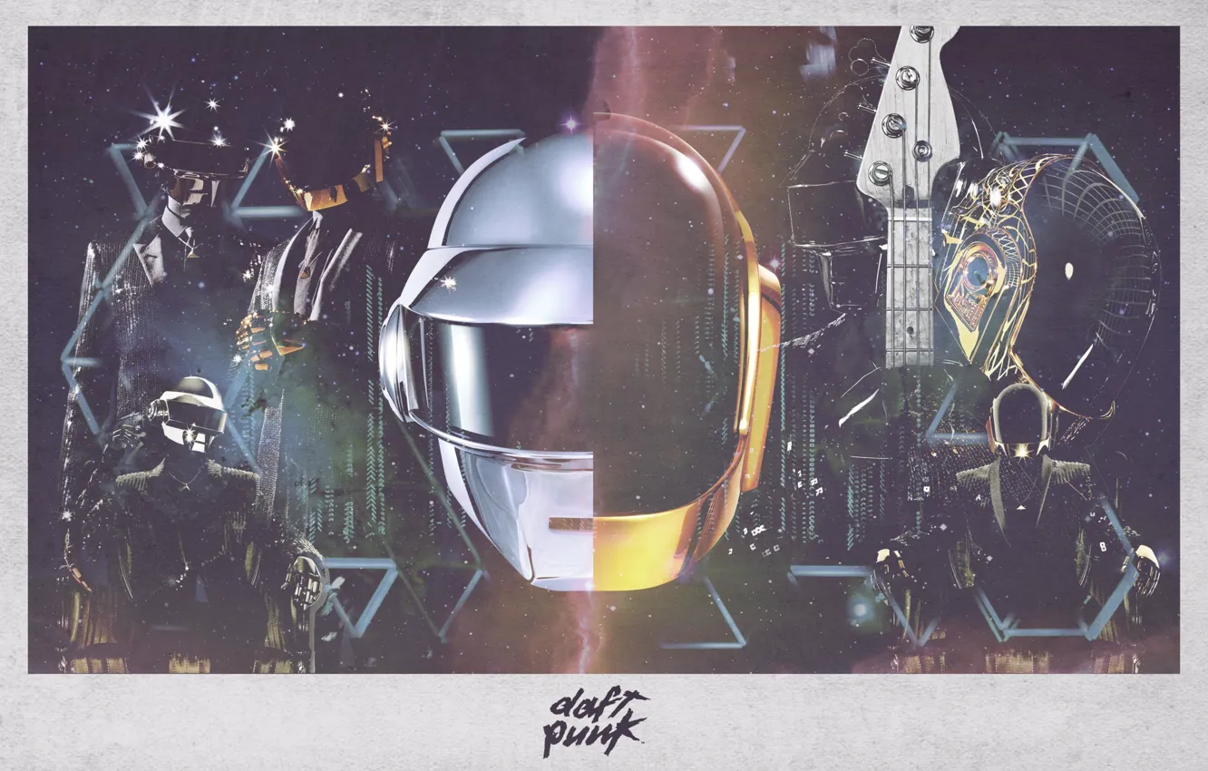 Photo wallpaper Daft Punk, Thomas Bangalter, Alive, Electronic, Ram, french, Random Access Memories, Guy-Manuel de Homem Christo