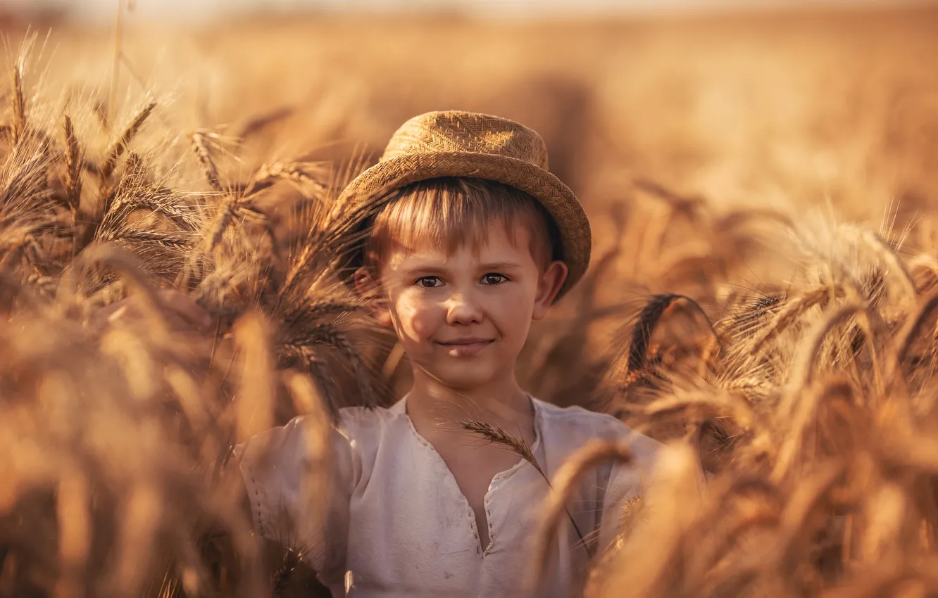 Photo wallpaper summer, look, light, nature, face, style, retro, rye