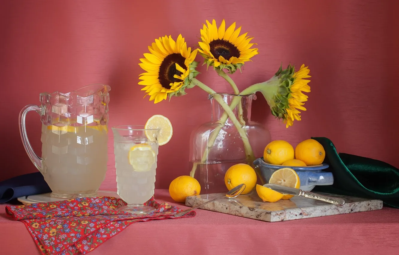 Photo wallpaper background, still life, citrus