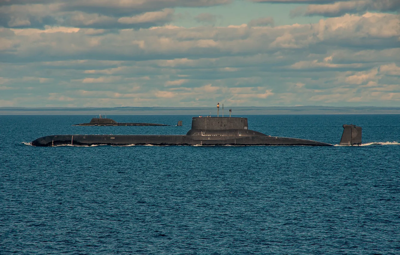 Photo wallpaper submarine, Dmitry Donskoy, Severodvinsk