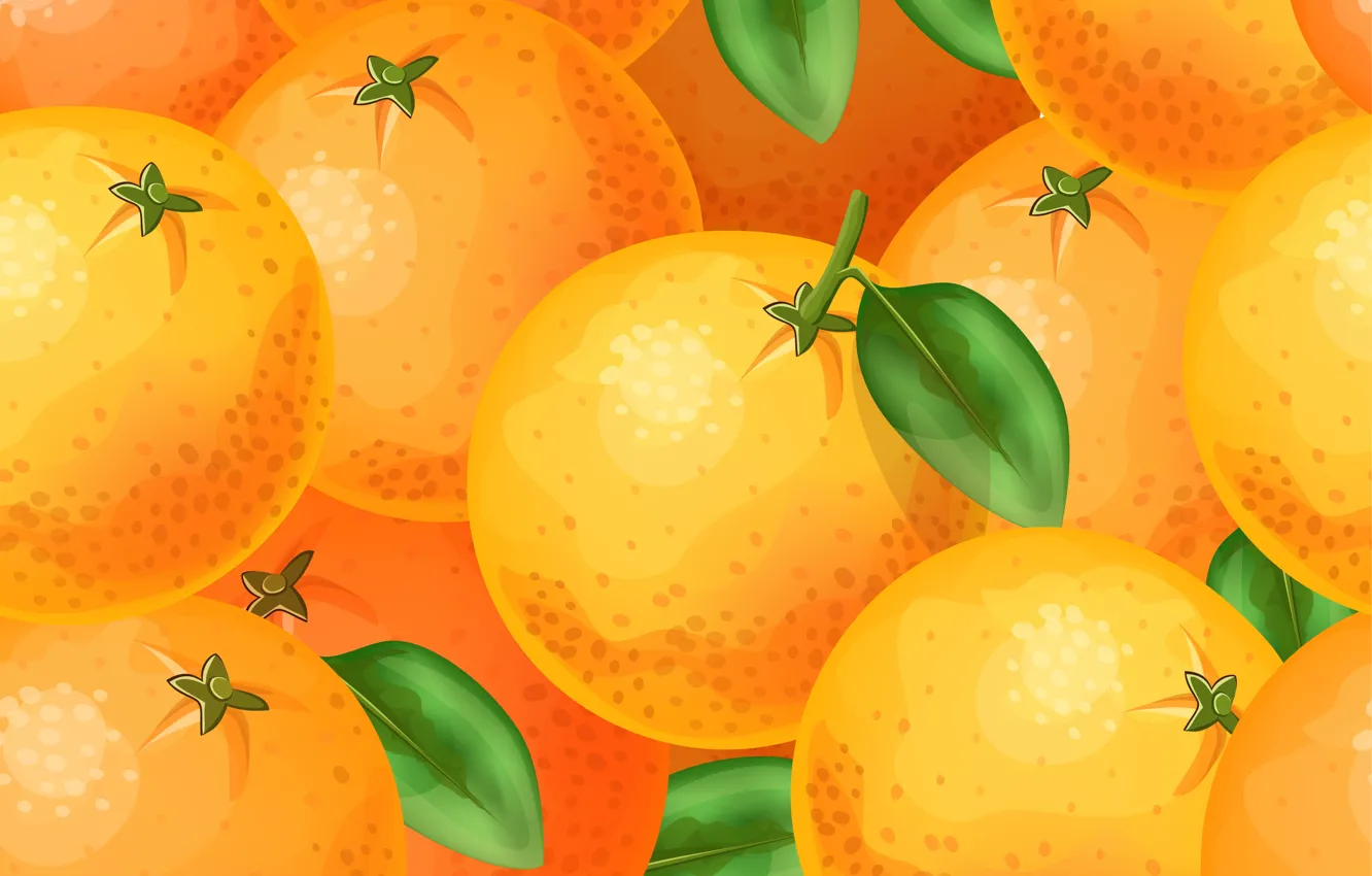 Photo wallpaper orange, vector, texture, background, repetition