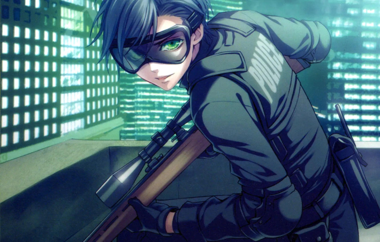 Photo wallpaper glasses, sight, rifle, the vest, radio, wand of fortune, visual novel, wand of fortune