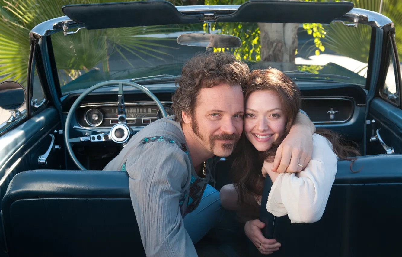 Photo wallpaper frame, car, Amanda Seyfried, Amanda Seifred, Lovelace, Pete Сарсгаард, Peter Sarsgaard, Lovelace