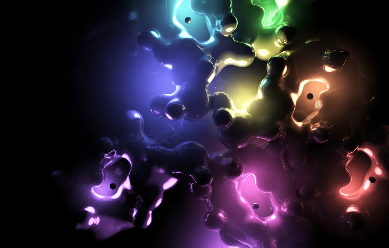 Photo wallpaper color, point, blots