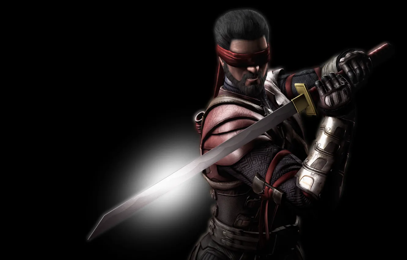 Photo wallpaper sword, katana, headband, Mortal Kombat, Kenshi, Nancy, Mortal Kombat X, Kenshi