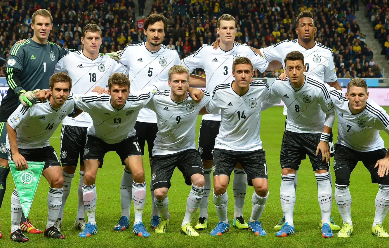 Photo wallpaper football, players, Germany