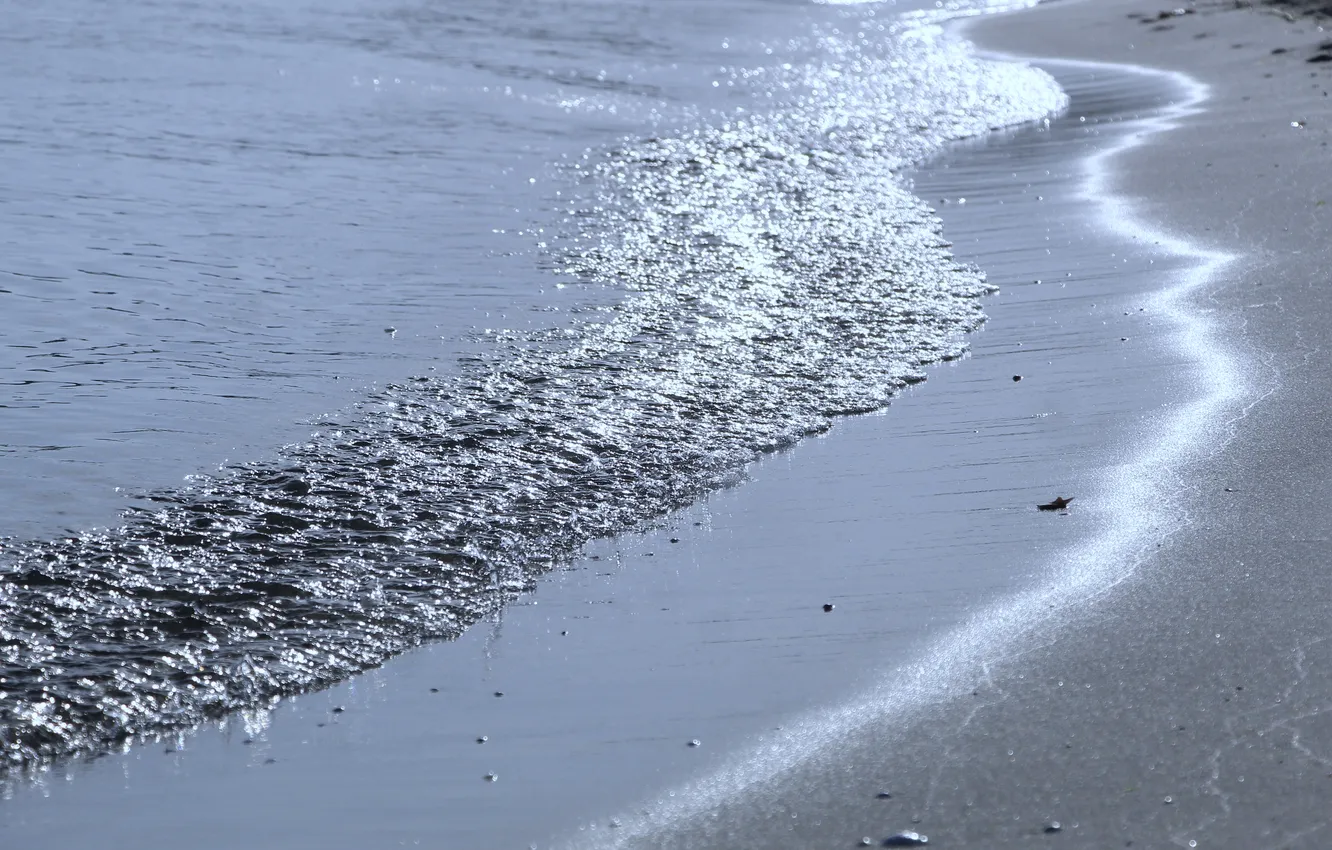 Photo wallpaper light, beach, sea, water
