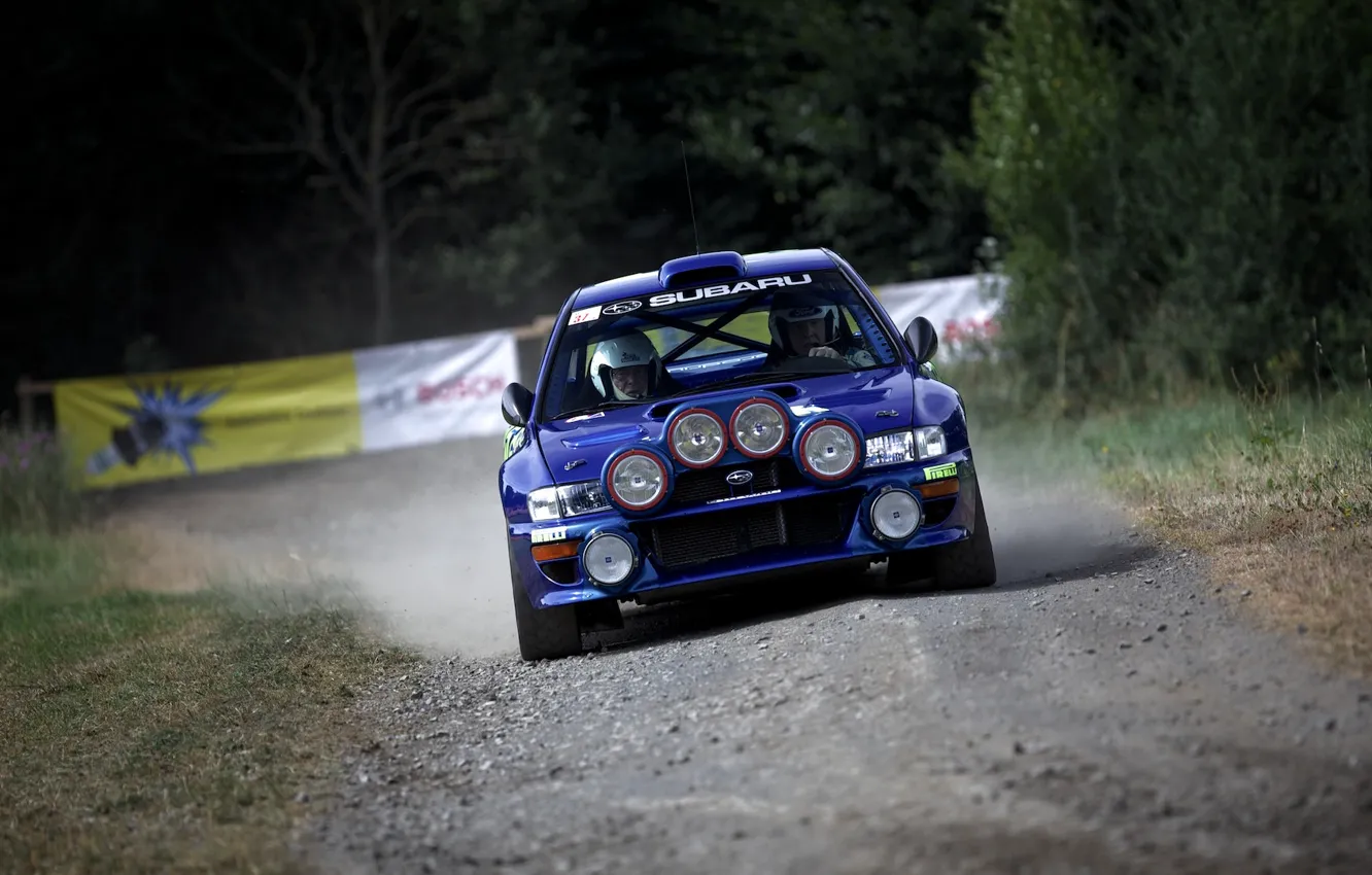Photo wallpaper Subaru, Impreza, rally