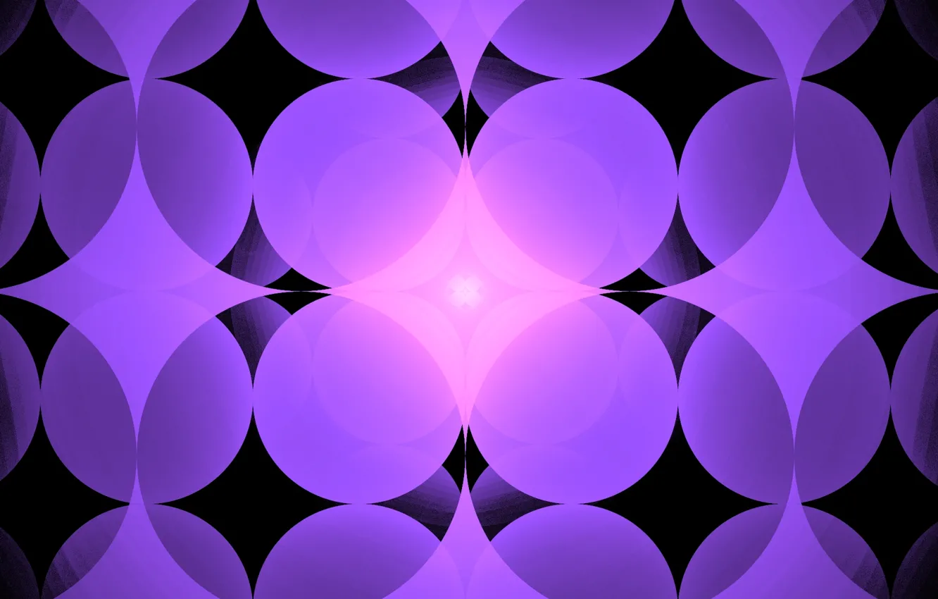 Photo wallpaper abstraction, background, lilac, graphics, round, fractal, center, rhombus